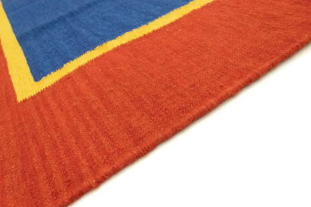 Kelim Teppich - Trendy 300 x 200 cm - blau