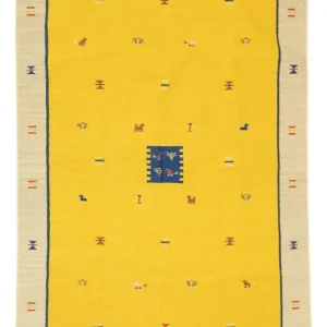 Kelim Teppich - Trendy 300 x 200 cm - gelb