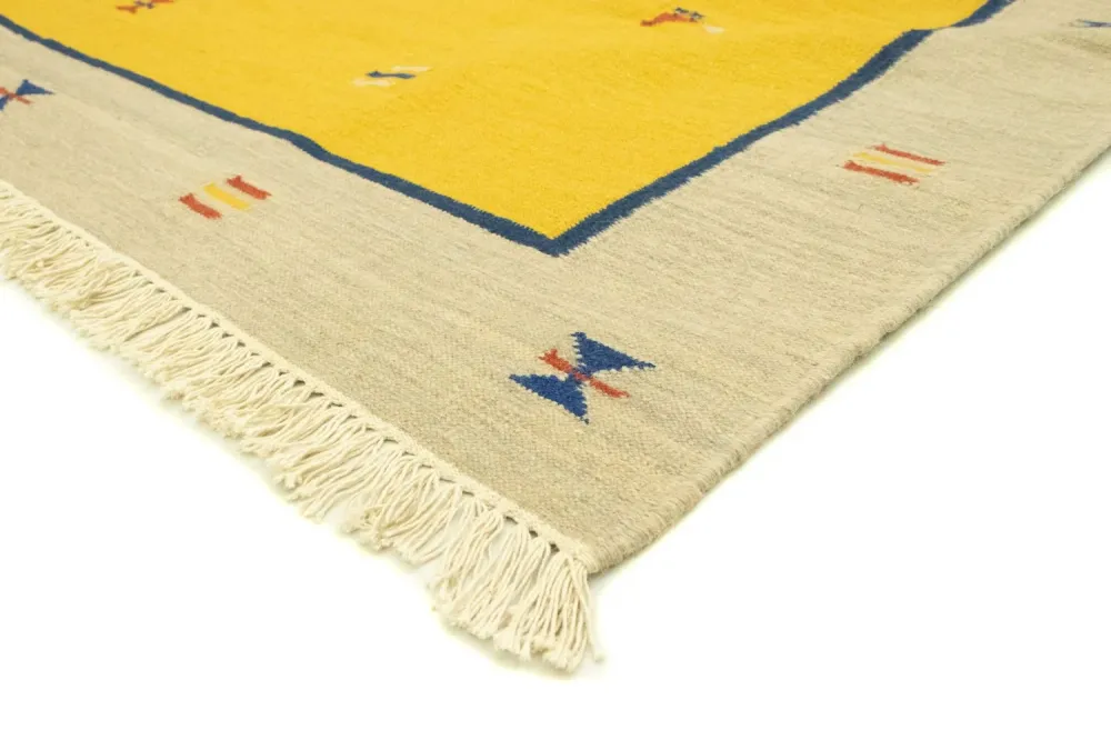 Kelim Teppich - Trendy 300 x 200 cm - gelb