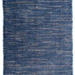 Kelim Teppich - Trendy 88 x 62 cm - dunkelblau