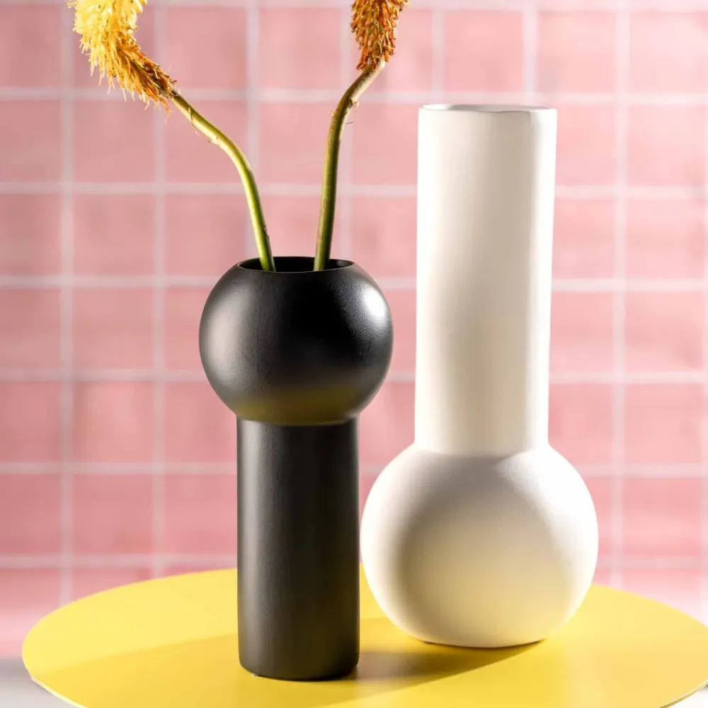 Keramikvase BRERA 31 cm schwarz