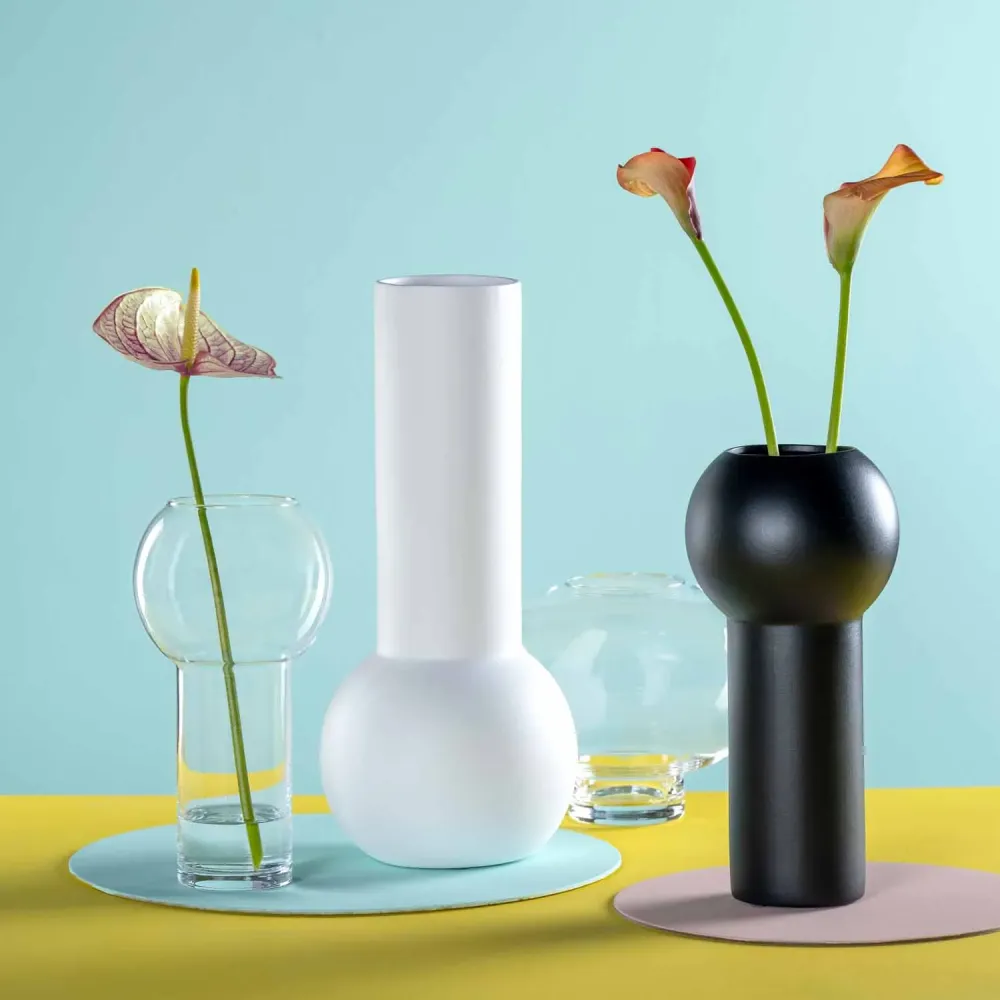 Keramikvase BRERA 31 cm schwarz
