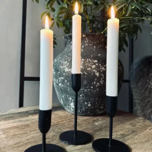 Kerzenhalter-Set für Stabkerzen – Black Mindy