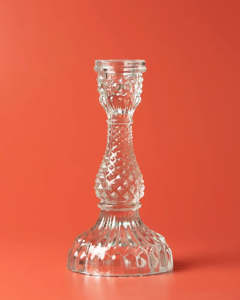 Kerzenständer aus Glas