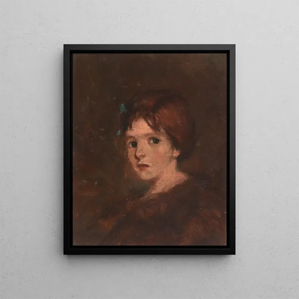 Kinder-Gemälde Browns - Alice Pike Barney | Kunstdruck