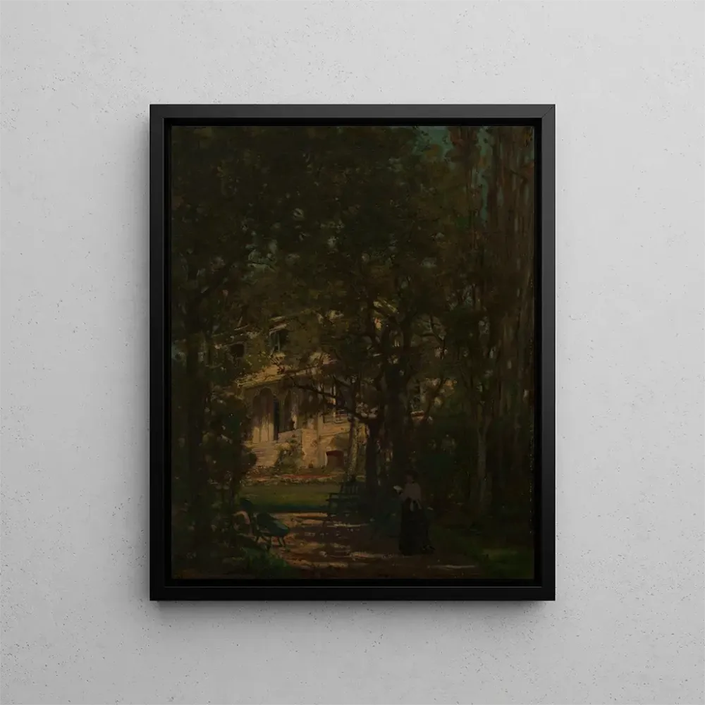 Künstler-Gemälde Landhaus des Künstlers - Alexandre Falguière | Kunstdruck