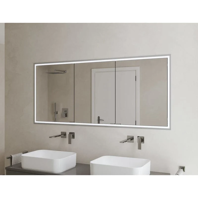 KRONENBACH Cube 2.0 Spiegelschrank 120 cm, Unterputz, 3-türig