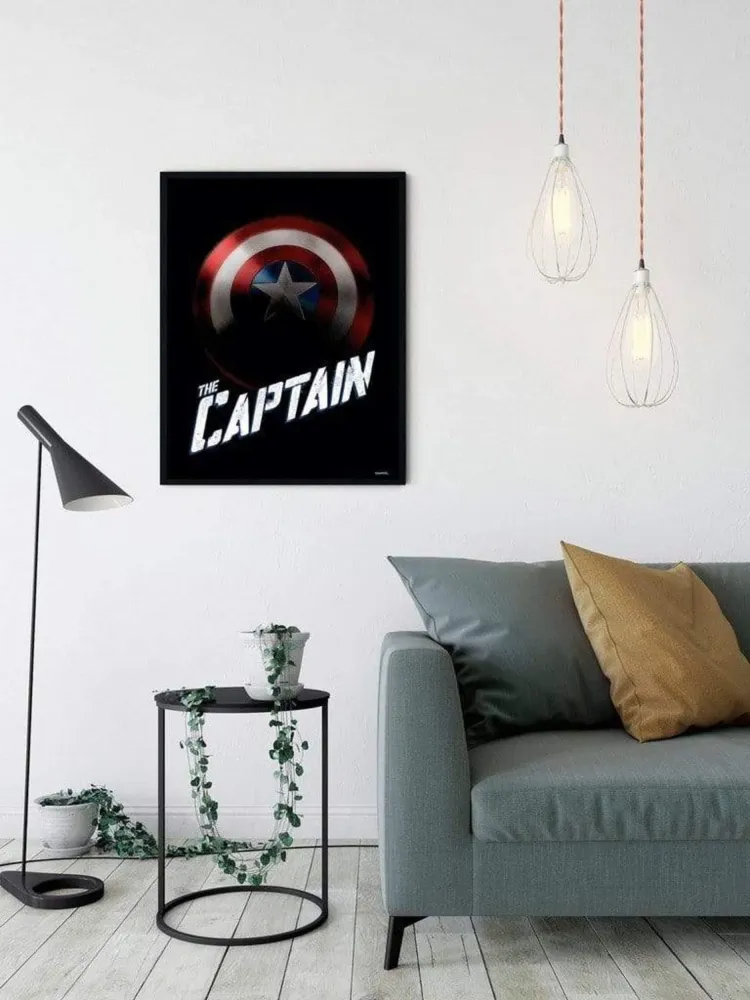 Kunstdruck Avengers - Captain 30x40cm