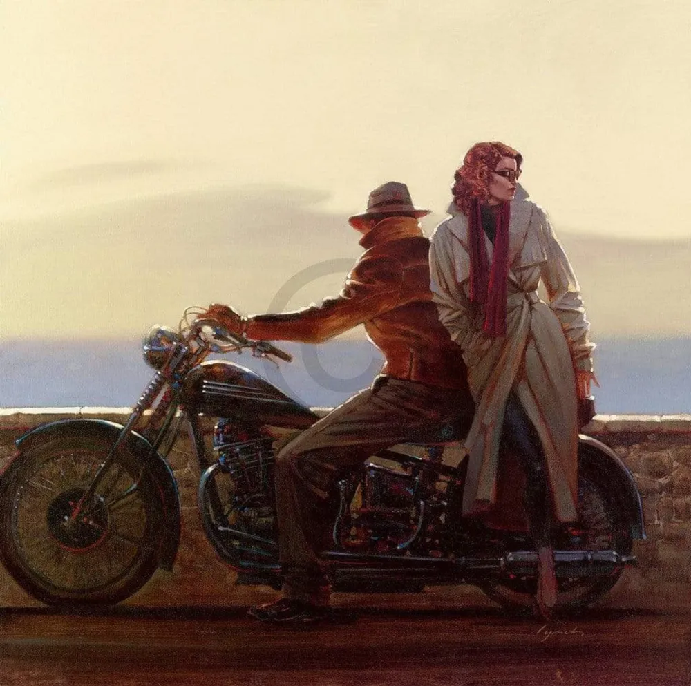 Kunstdruck Brent Lynch - Coastal Ride 70x70cm