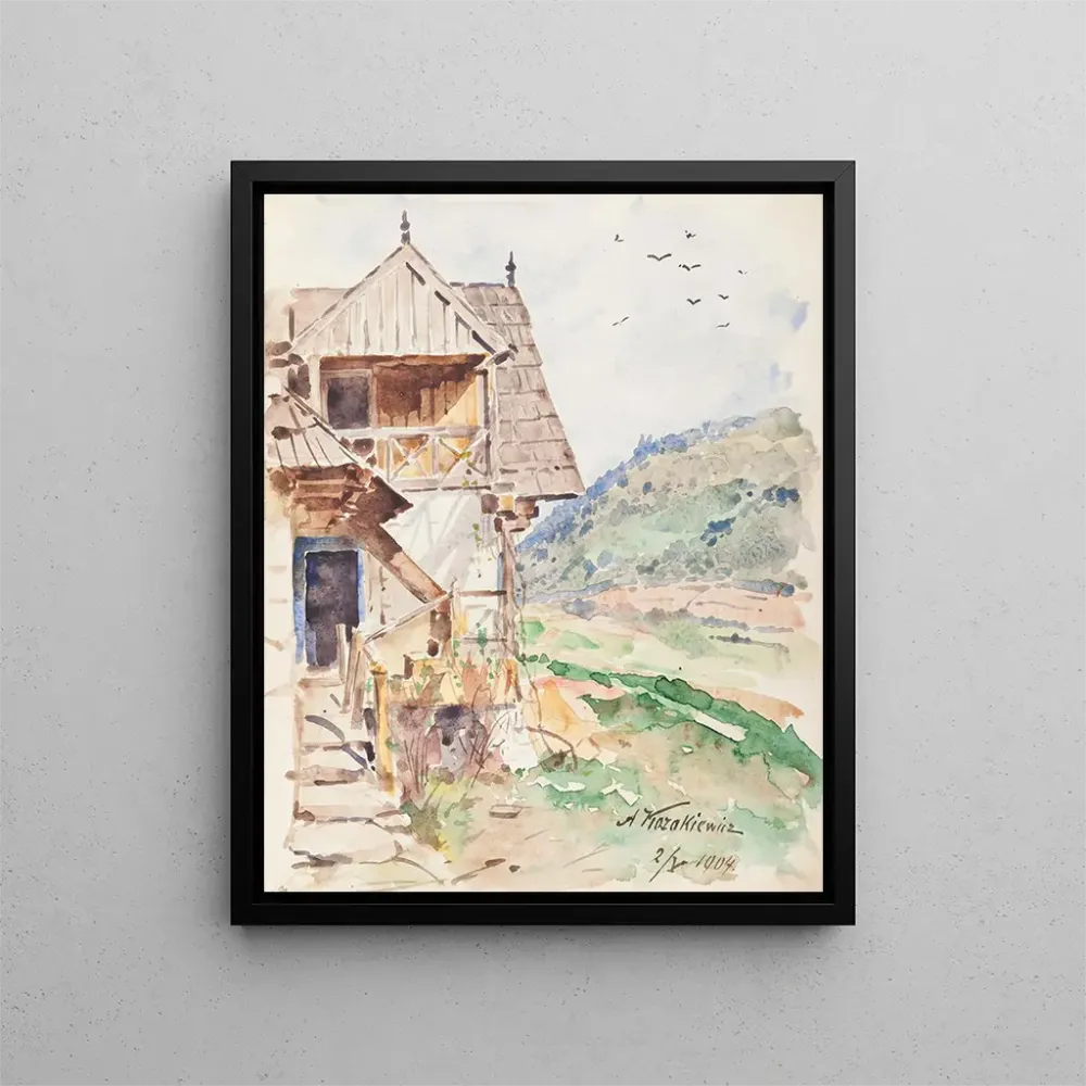 Kunstdruck Buch zum Gedenken die Aktivitäten des Szczawnica-Gartens, Blick auf Jarmut - Antoni Kozakiewicz | Kunstdruck