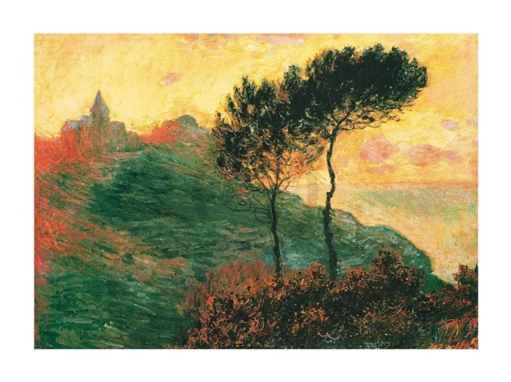Kunstdruck Claude Monet - Church at Varengeville 80x60cm