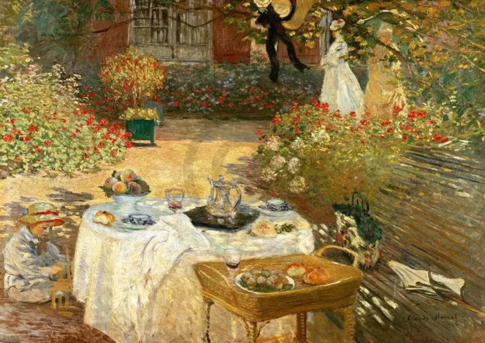 Kunstdruck Claude Monet - Le Déjeuner 29.7x21cm