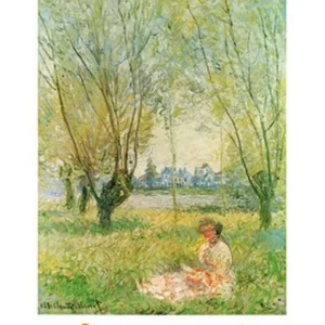 Kunstdruck Claude Monet - Donna sotto i salici 60x80cm