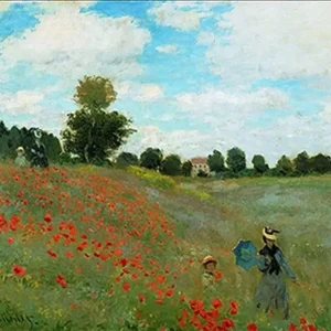 Kunstdruck Claude Monet - I papaveri 80x60cm