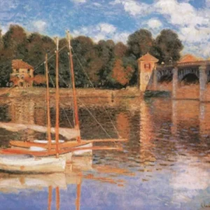 Kunstdruck Claude Monet - Il ponte di Argenteuil 80x60cm