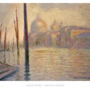 Kunstdruck Claude Monet Veduta Di Venezia 80x60cm