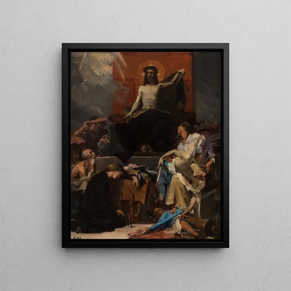 Kunstdruck Das Christus der Erlöser: Der Christus ruft die Betrübten - Albert Pierre - René Maignan | Reproduktion