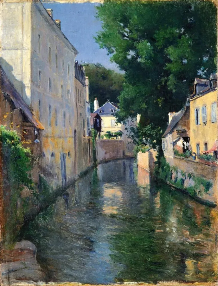 Kunstdruck Das Flussufer Isole Quimper - Aureliano de Beruete | Reproduktion