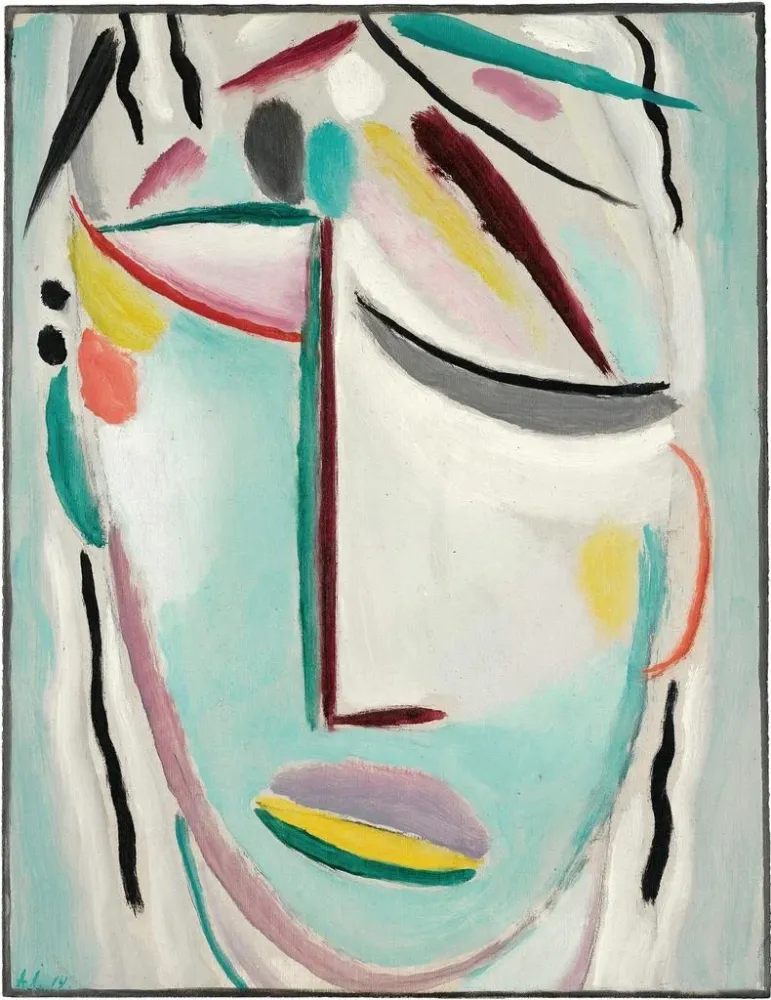 Kunstdruck Das Retter stehen dem Märtyrer gegenüber - Alexej von Jawlensky | Kunstdruck