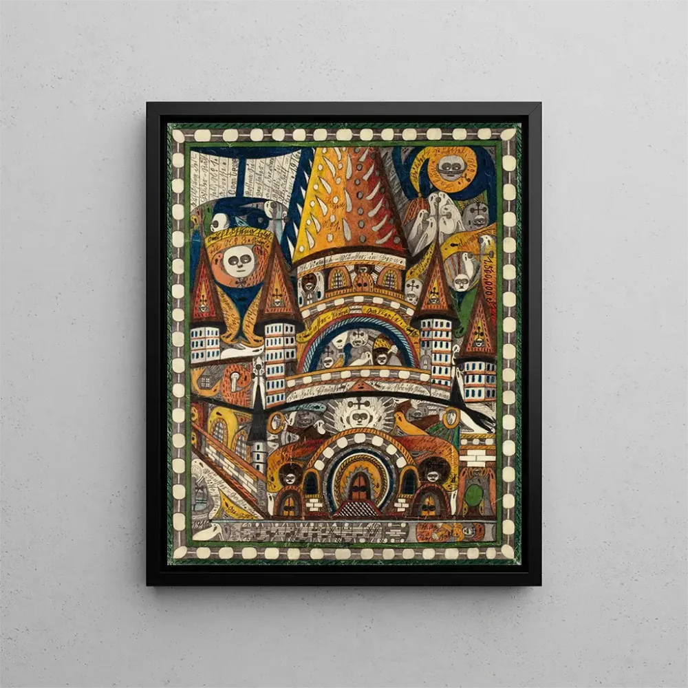 Kunstdruck der Kathedrale Saint-Vincent de Berne - Adolf Wölfli
