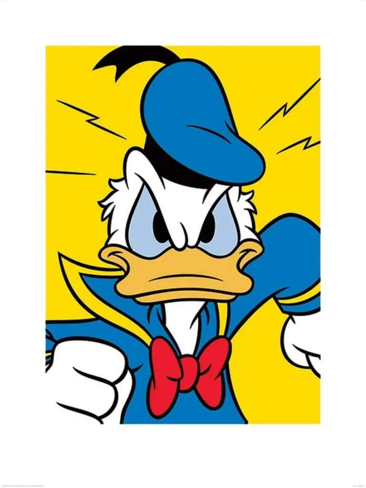 Kunstdruck Donald Duck - Mad 60x80cm