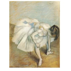 Kunstdruck Edgar Degas - Danseuse nouant son brodequin 24x30cm