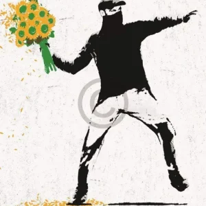 Kunstdruck Edition Street - Flower thrower 50x70cm