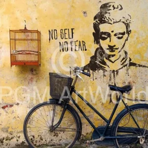 Kunstdruck Edition Street - No self no fear 50x70cm