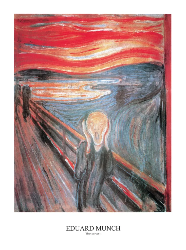 Kunstdruck Edvard Munch - Scream 50x70cm