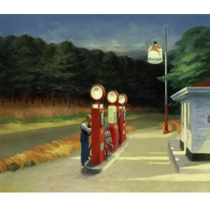 Kunstdruck Edward Hopper Gas 40x30cm