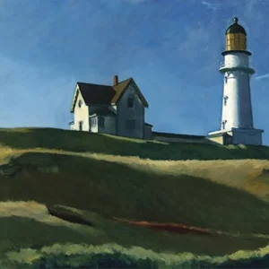 Kunstdruck Edward Hopper Lighthouse Hill 1927 50x40cm