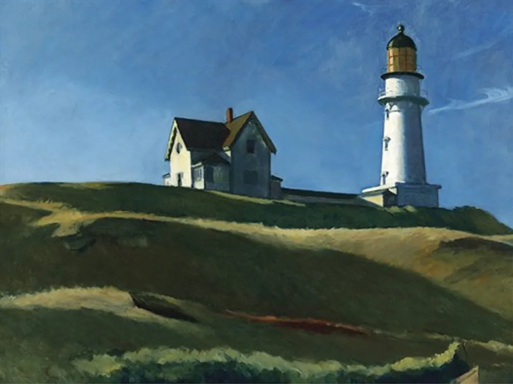 Kunstdruck Edward Hopper Lighthouse Hill 1927 50x40cm