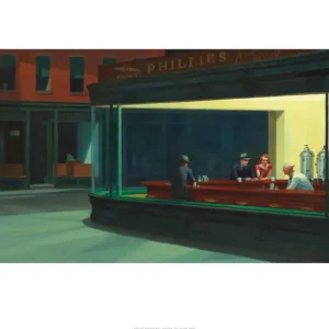 Kunstdruck Edward Hopper - Nighthawks 80x60cm