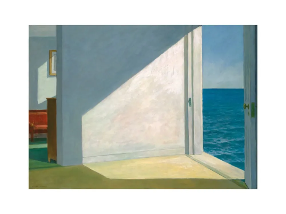 Kunstdruck Edward Hopper Rooms Sea 80x60cm