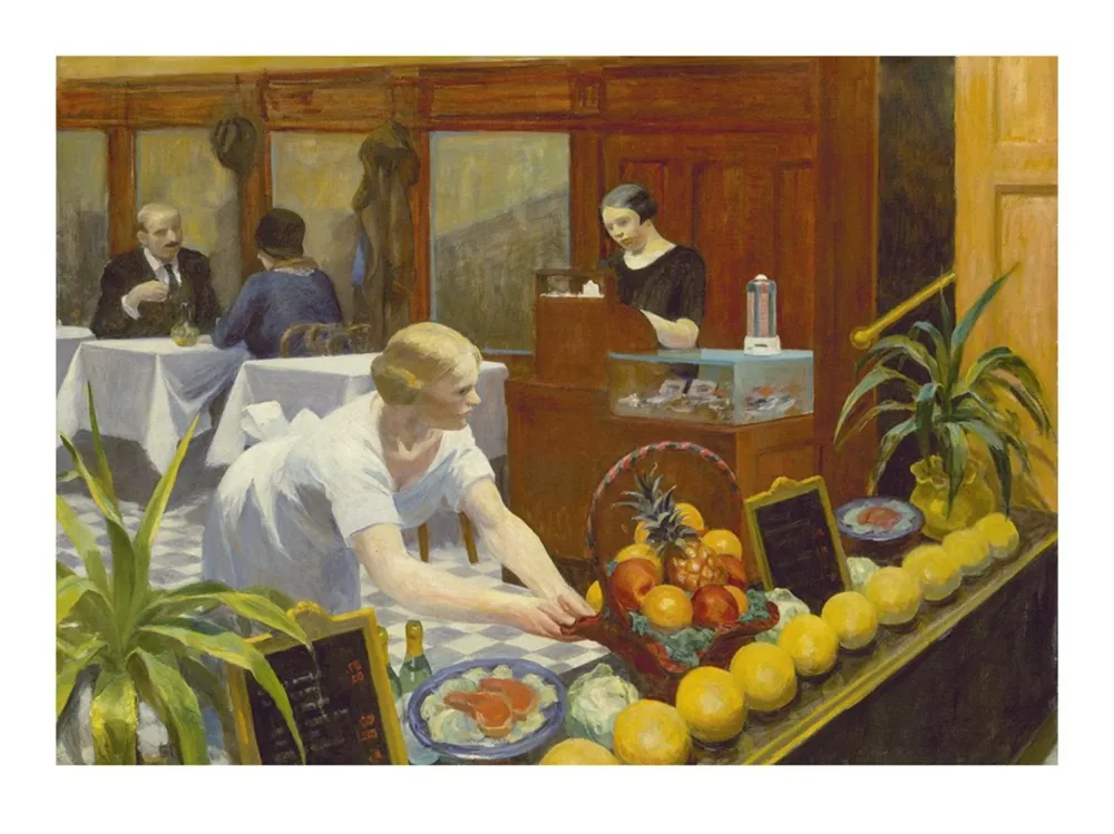 Kunstdruck Edward Hopper Tablets Ladies 40x30cm