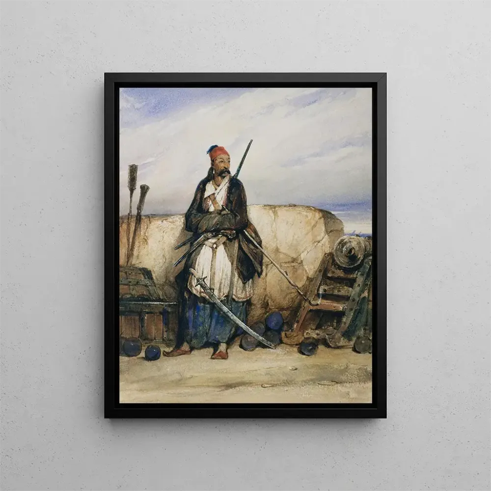 Kunstdruck Ein türkischer Artillerist - Alexandre-Gabriel Decamps | Reproduktion