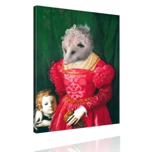 Kunstdruck - Gemälde mit Twist - Königin von Opossum