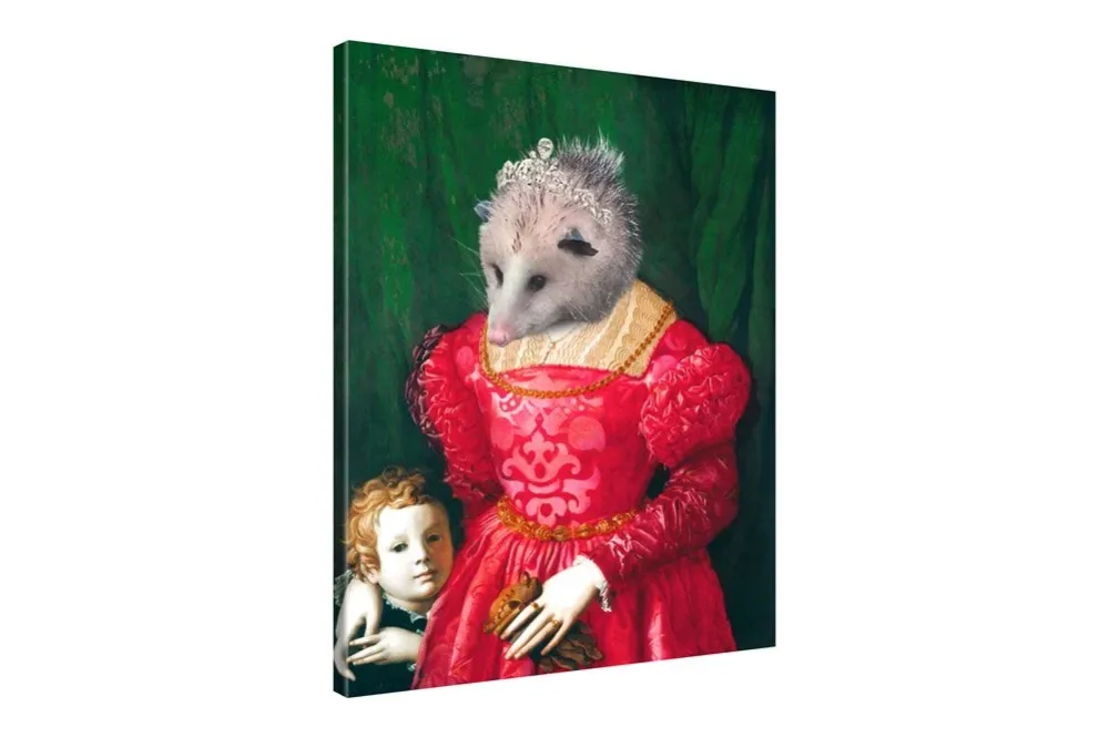 Kunstdruck - Gemälde mit Twist - Königin von Opossum