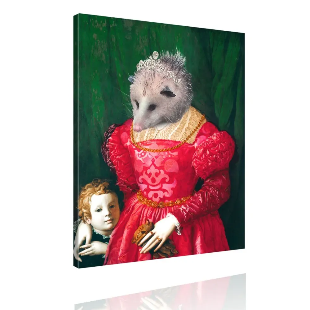 Kunstdruck - Gemälde mit Twist - Königin von Opossum