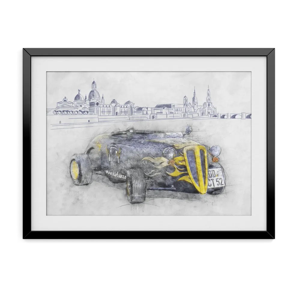 Kunstdruck - HotRod