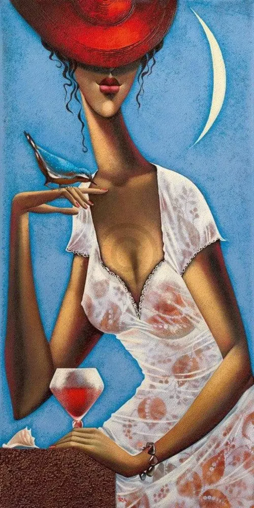 Kunstdruck Ira Tsantekidou - Rose d'Anjou 1 50x100cm
