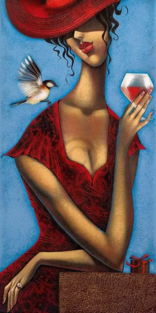 Kunstdruck Ira Tsantekidou - Rose d'Anjou 2 50x100cm