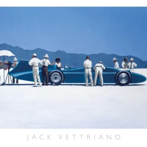 Kunstdruck Jack Vettriano - Bluebird at Bonneville 70x50cm