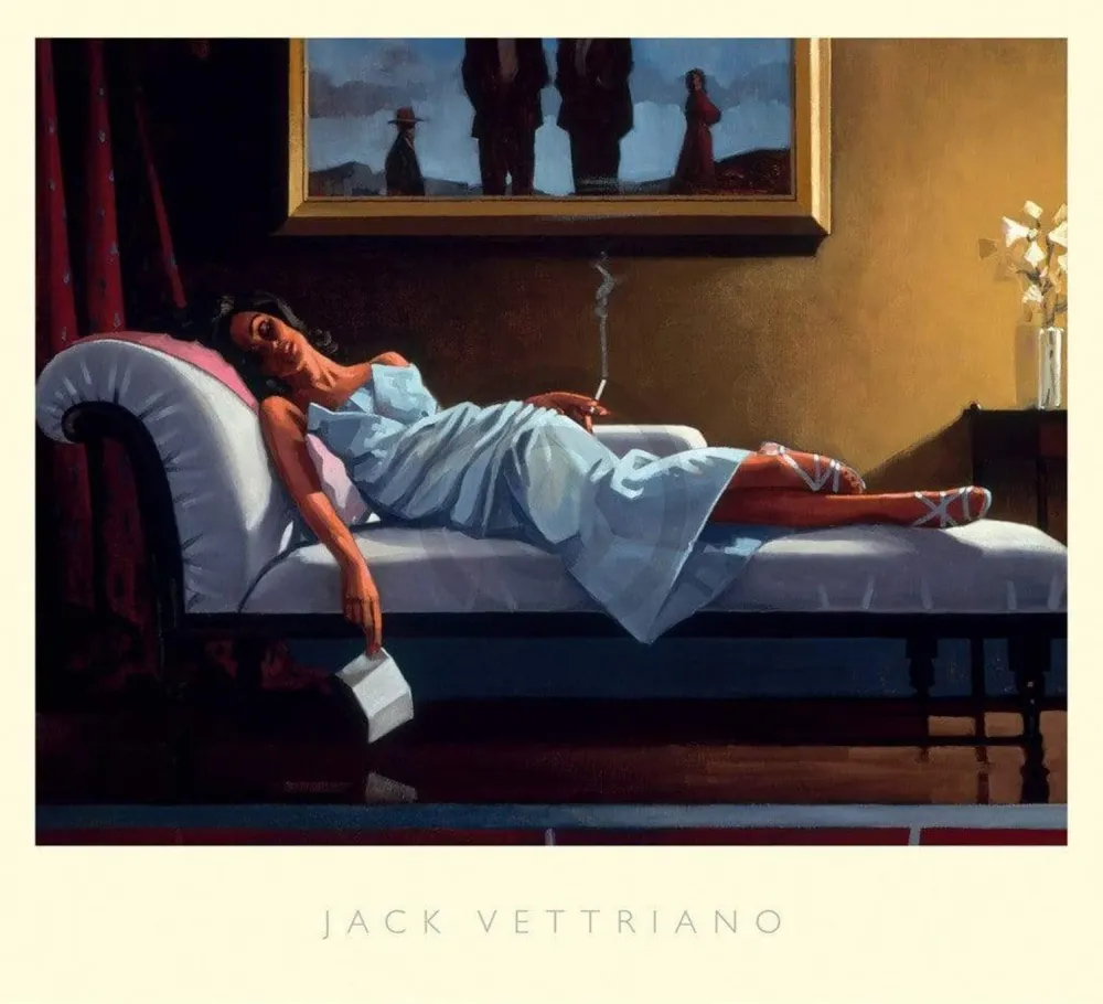 Kunstdruck Jack Vettriano - Letter 76x68cm