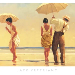 Kunstdruck Jack Vettriano - Mad Dogs 80x60cm