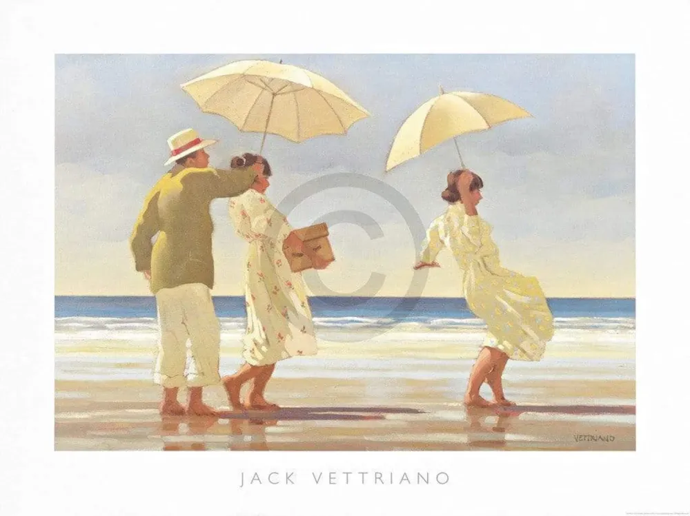 Kunstdruck Jack Vettriano - Picnic Party 80x60cm