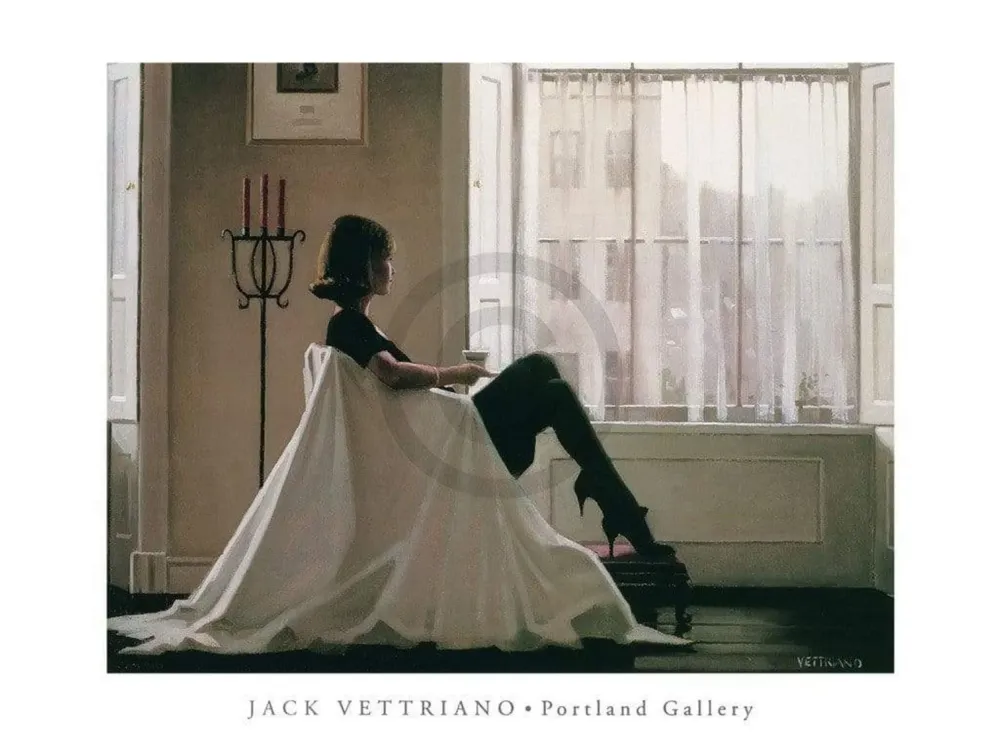 Kunstdruck Jack Vettriano - Thoughts You 80x60cm