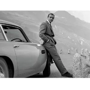 Kunstdruck James Bond - Aston Martin 80x60cm