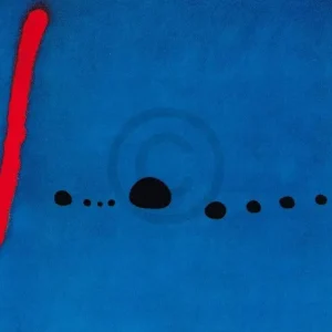 Kunstdruck Joan Miro - Bleu II 100x70cm