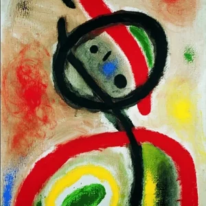 Kunstdruck Joan Miro - Femme III 80x60cm
